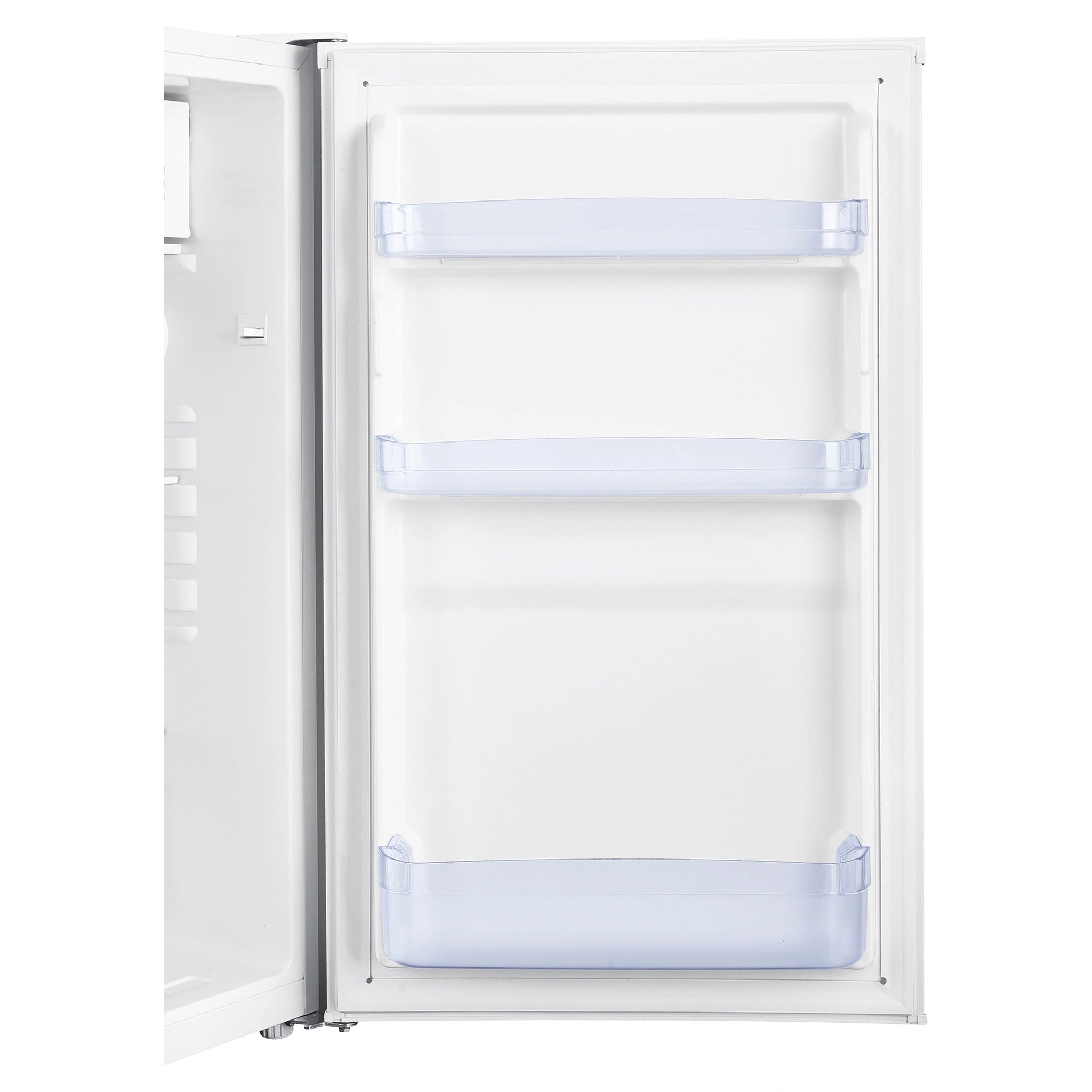  TCL 121L White Reversible-Door Bar Fridge F122SDW, Inside Door View