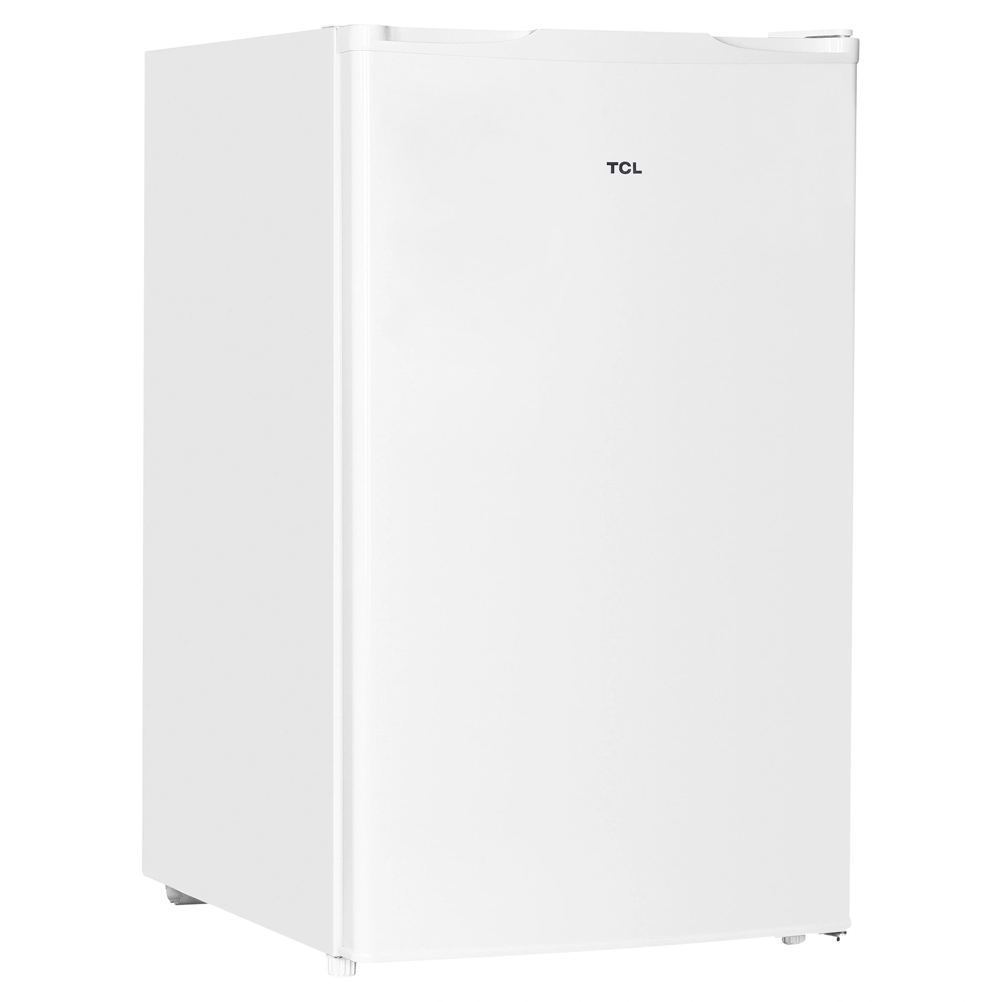  TCL 121L White Reversible-Door Bar Fridge F122SDW, Left Side View