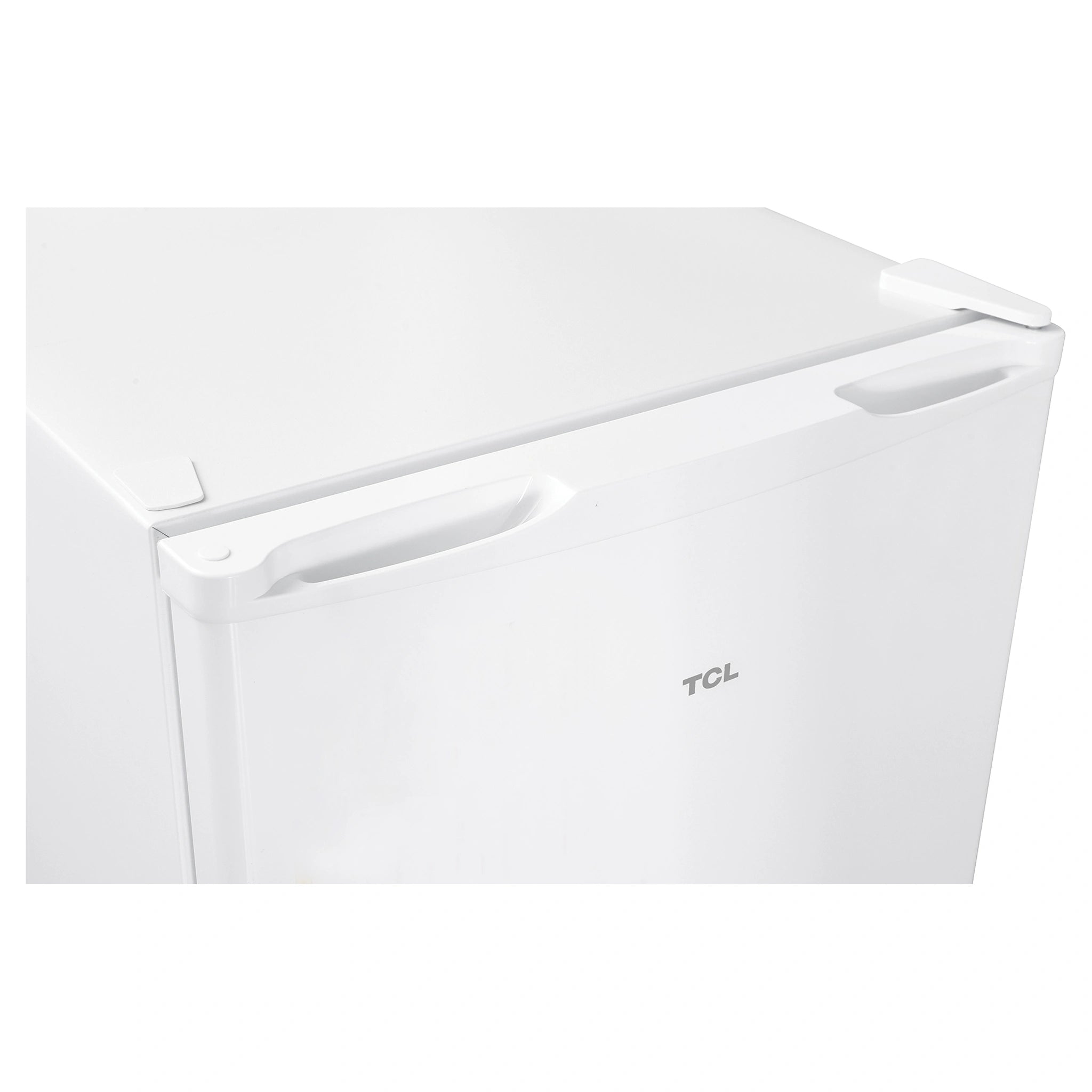  TCL 121L White Reversible-Door Bar Fridge F122SDW, Top Side View