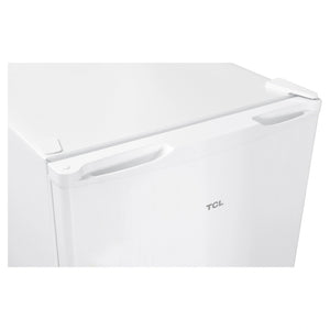  TCL 121L White Reversible-Door Bar Fridge F122SDW, Top Side View