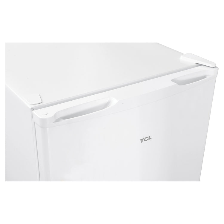  TCL 121L White Reversible-Door Bar Fridge F122SDW, Top Side View