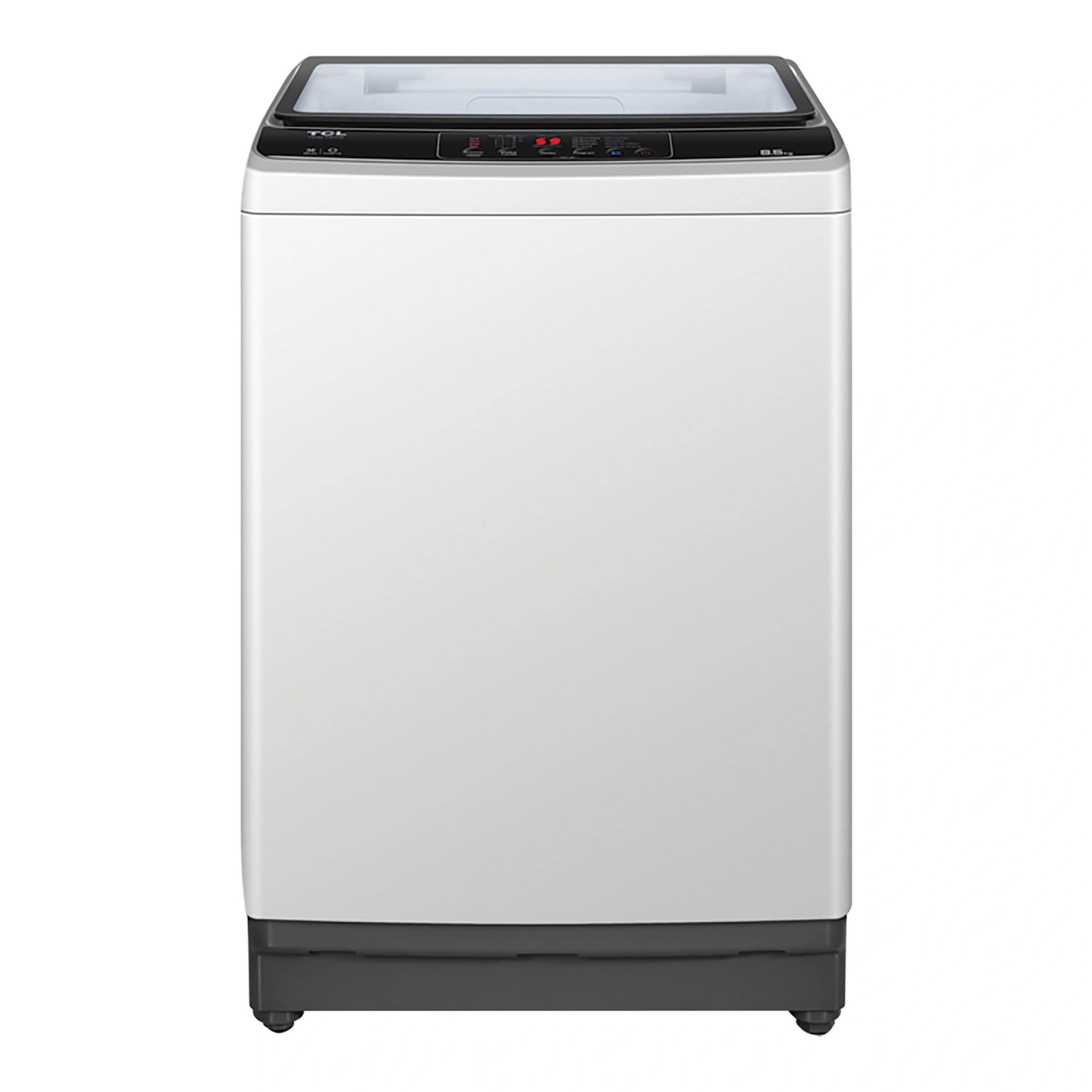 TCL 8Kg F-Series Top Load Washing Machine F708TLW, Front View