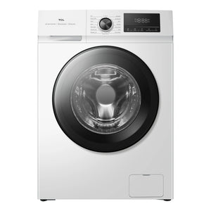 TCL 7.5KG Front Load Washing Machine P108FLW, Front View