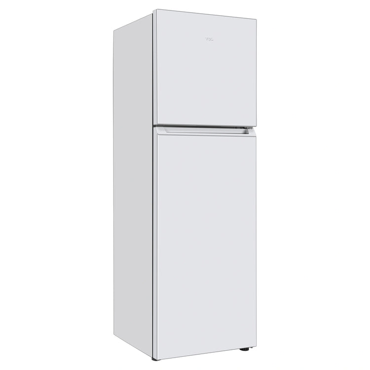 TCL 249L Top Mount Fridge White P272TMW, Left Side View