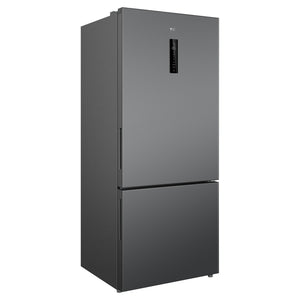 TCL 416L Bottom Mount Fridge P445BFG, Left Side View