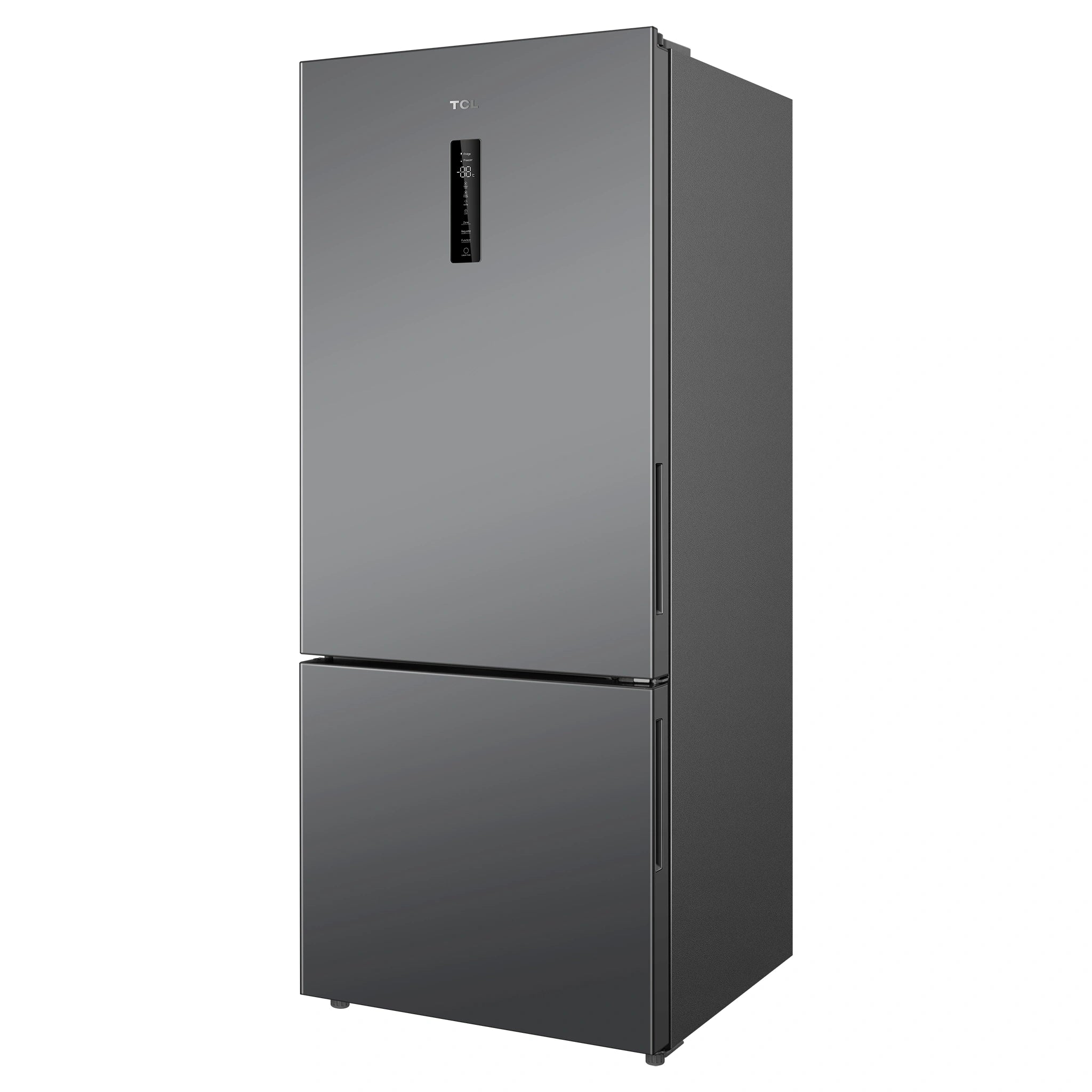 TCL 416L Bottom Mount Fridge P445BFG, Right Side View