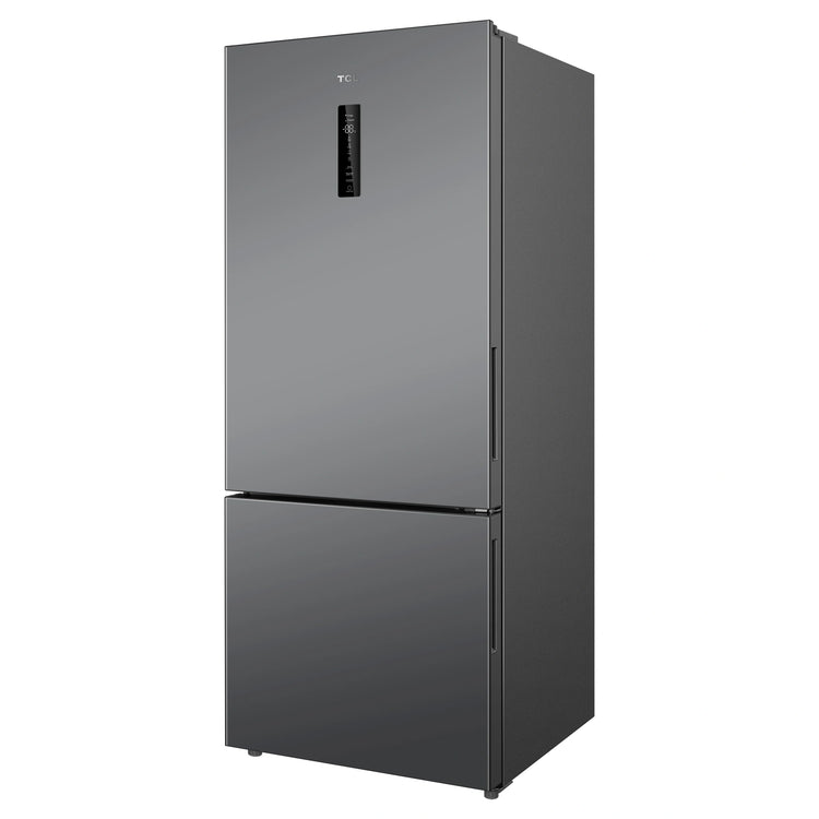 TCL 416L Bottom Mount Fridge P445BFG, Right Side View