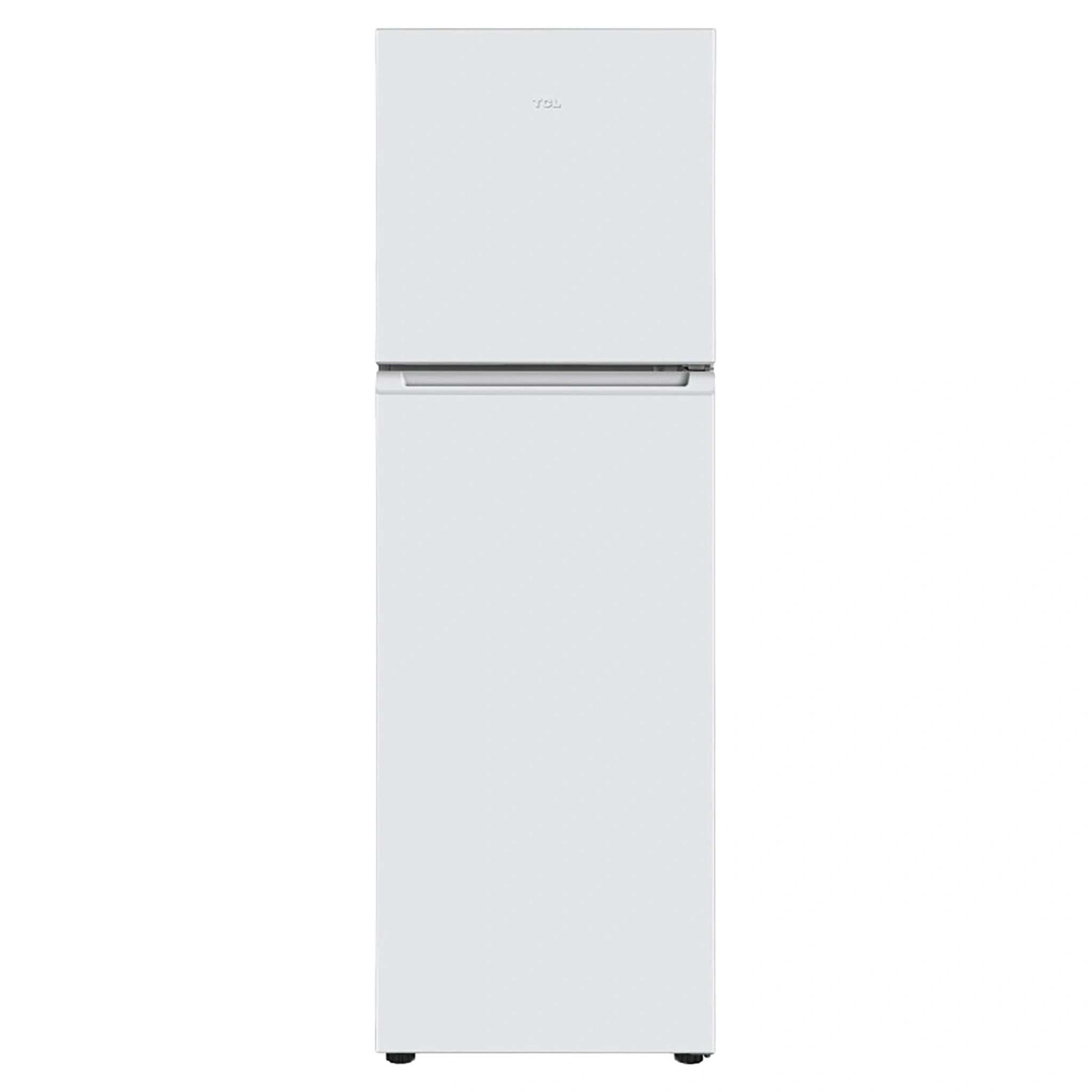 TCL 415L White Top Mount Fridge P454TMW, Front View