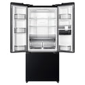 TCL 496L Black French Door Fridge TRF495FHB, Doors Open View