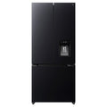 TCL 496L Black French Door Fridge TRF495FHB, Front View
