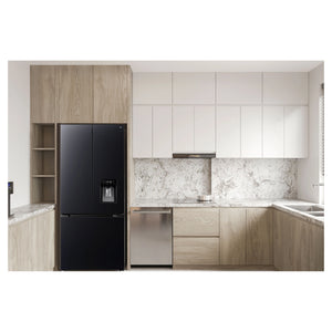 TCL 496L Black French Door Fridge TRF495FHB, Lifestyle View