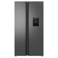TCL 631L Grey Side by Side Fridge TRF630SHG, Front View