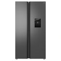 TCL 631L Grey Side by Side Fridge TRF630SHG, Front View