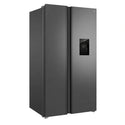 TCL 631L Grey Side by Side Fridge TRF630SHG, Left Side View