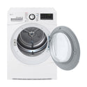 LG 8kg Heat Pump Dryer TD-H802SJW, Front view with door open