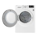 LG 8Kg White Heat Pump Dryer TD-H803CSW, Front view with door open  1