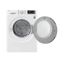 LG 9Kg White Heat Pump Dryer TD-H903CMW, Front view with door open