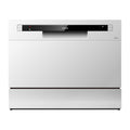 Teco TDW06WBM 55cm Stainless Steel Benchtop Dishwasher, Front view