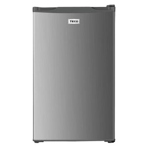 Teco 121L Silver Bar Fridge TBF121SMAH, Front View