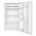 Teco 121L Silver Bar Fridge TBF121SMAH, Front View With Door Open