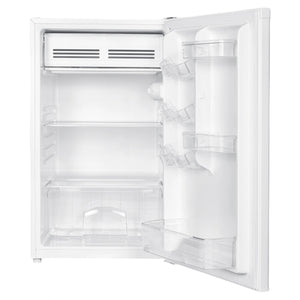 Teco 121L Silver Bar Fridge TBF121SMAH, Front View With Door Open