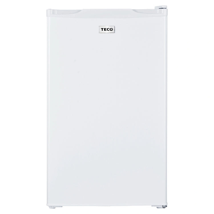Teco 121L Silver Bar Fridge TBF121WMAH, Front View