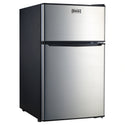 Teco 86L Stainless Steel 2 Door Bar Fridge TBF86SMTAG Front Right Side View 