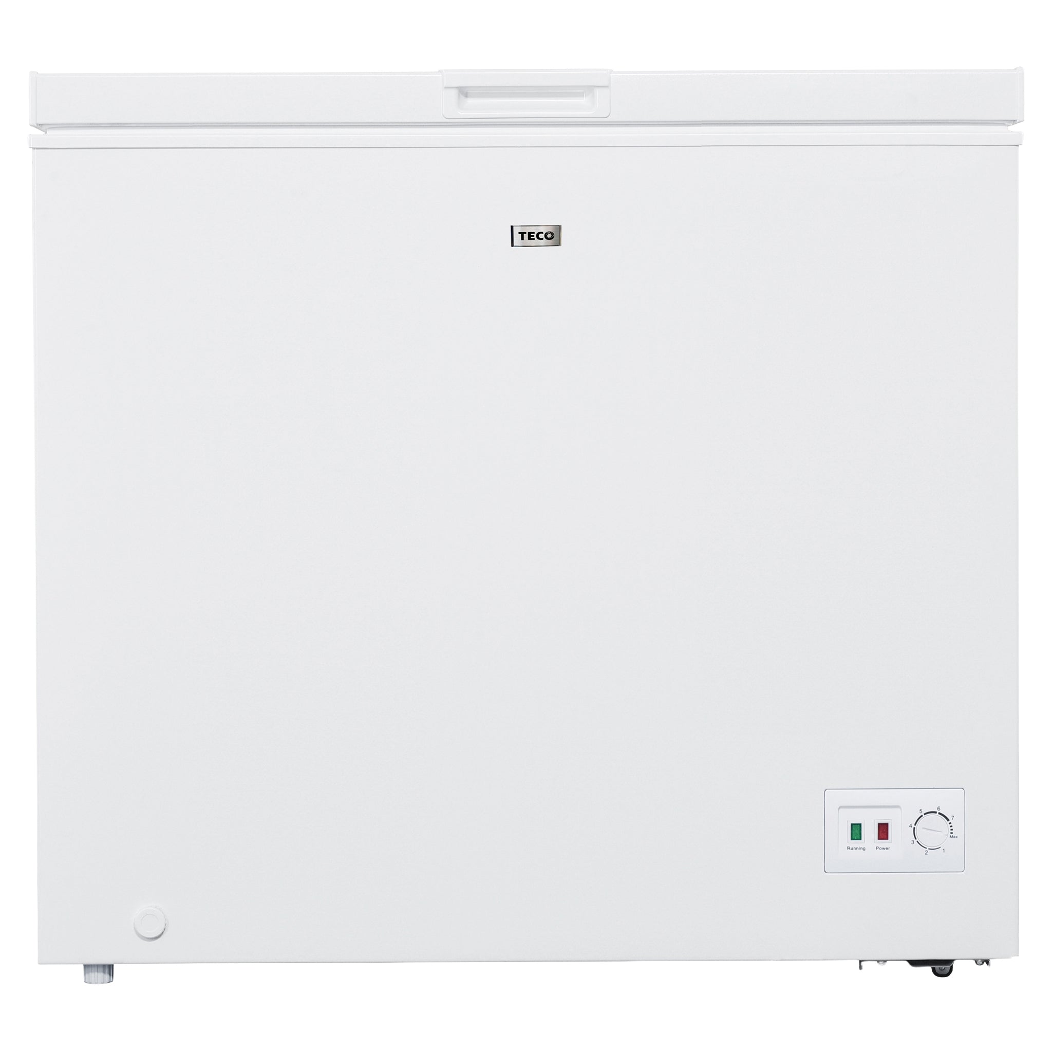 Teco 198L White Chest Freezer TCF198WMIH, Front View