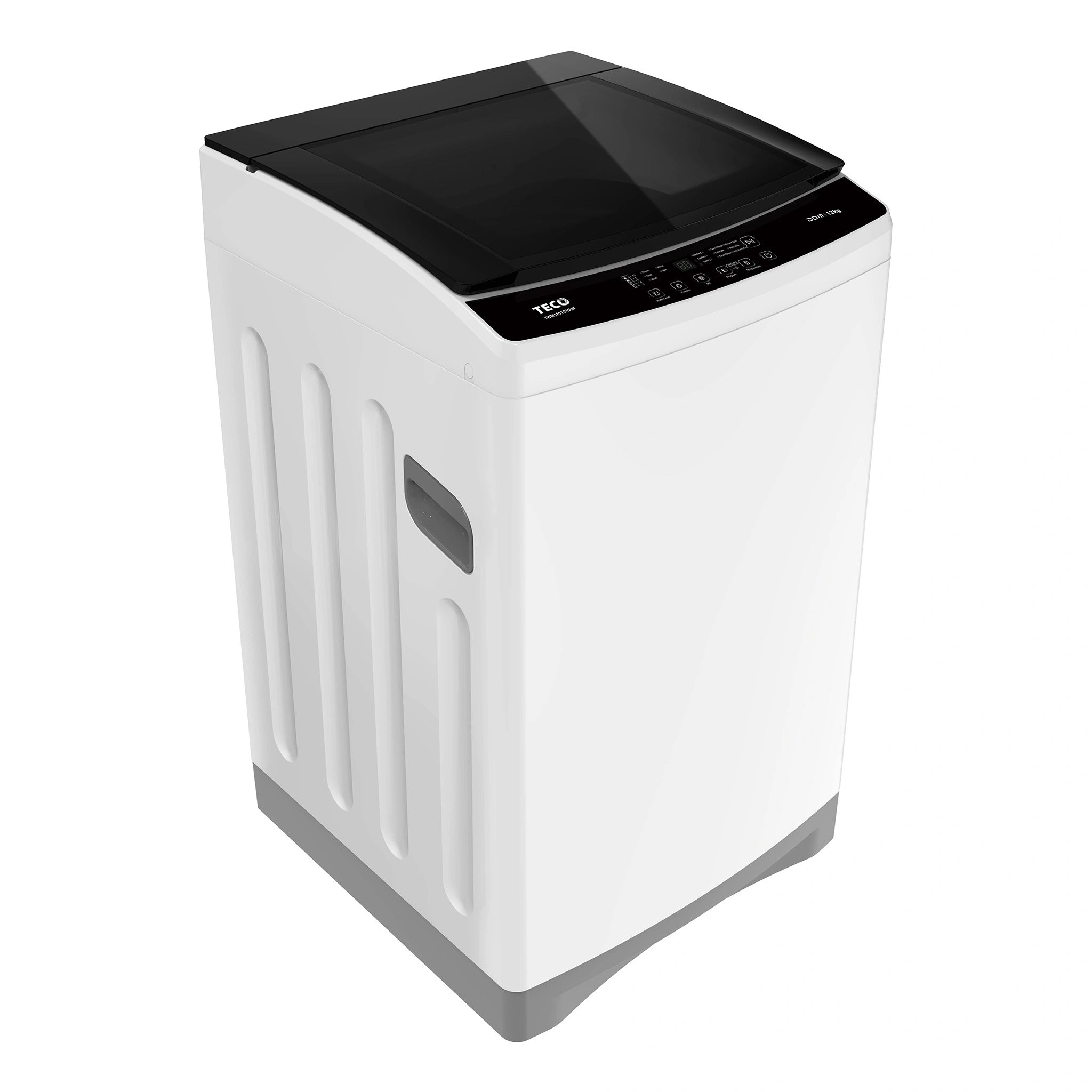 Teco 12kg DIRECT DRIVE INVERTER Top Load Washing Machine TWM120TDVAW, Left Side View