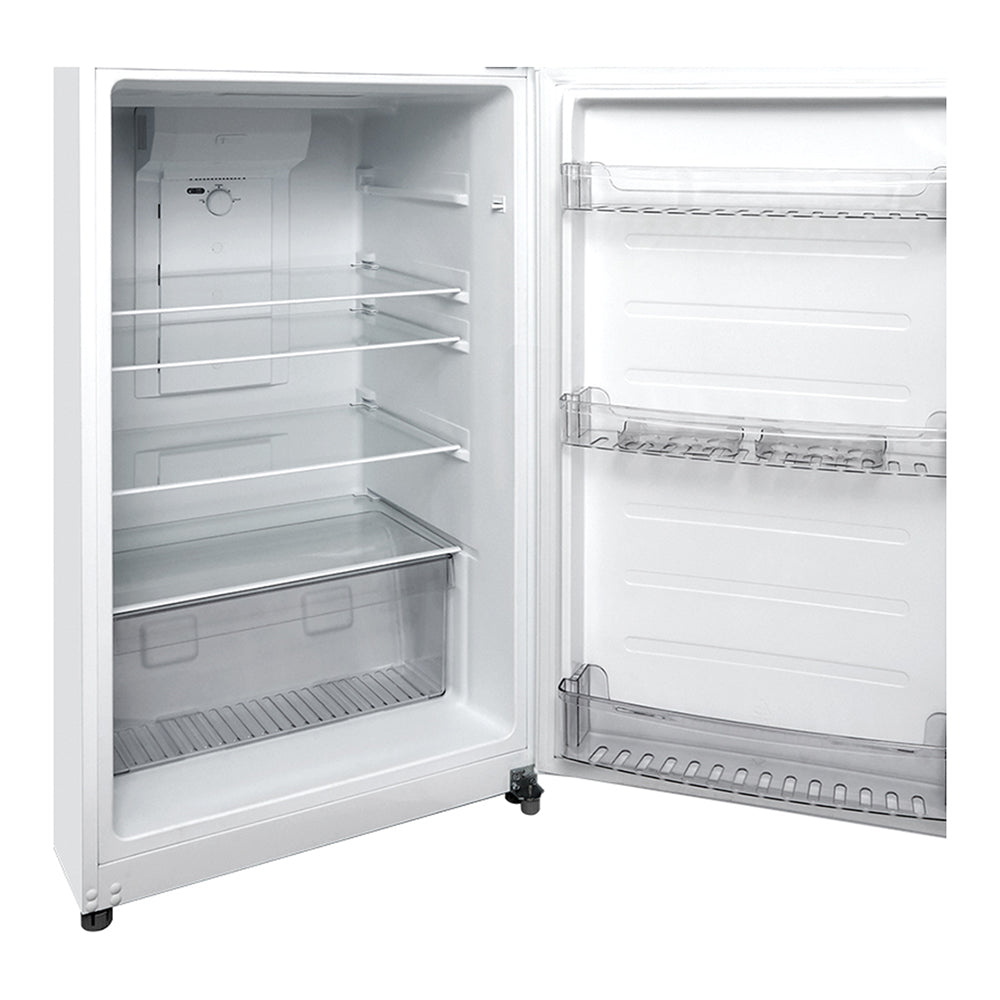 Teco TFF400WNTCM 400L Top Mount Fridge White, Bottom open