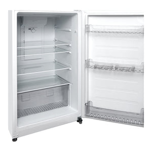 Teco TFF400WNTCM 400L Top Mount Fridge White, Bottom open