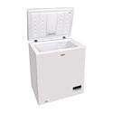 Teco 198L Hybrid Chest Freezer THCF200WMGM, Front right view with top open