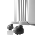 DeLonghi TRRS0510T Radia S Oil Column Heater 1000W with Timer, Feet view