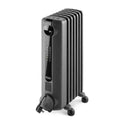 DeLonghi TRRS0715EG 1500W Radia S Oil Column Heater, Front left view