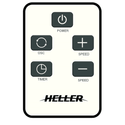Heller TTF70R 70cm Turbo Tower Fan with Remote White