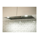 Schweigen UM11706-S1 60cm Silent Undermount Rangehood, Bottom left view in a kitchen cabinet