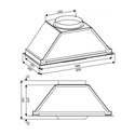 Schweigen UM11706-S1 60cm Silent Undermount Rangehood