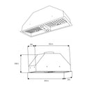 Schweigen UM9S1 90cm Silent Undermount Rangehood