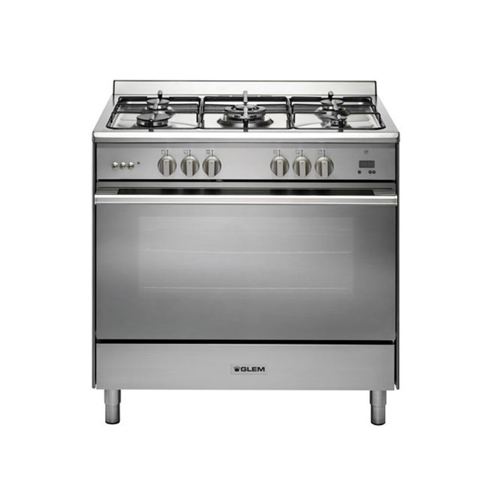Glem Gas UN965MVI 90cm All Gas Stainless Steel Cooker