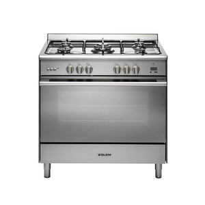 Glem Gas UN965MVI 90cm All Gas Stainless Steel Cooker