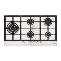 Venini VCG95 90cm Stainless Steel Gas Cooktop, Top view