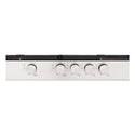 Venini VCG95 90cm Stainless Steel Gas Cooktop, Control panel view