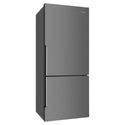 Westinghouse 453L Bottom Mount Fridge Dark Stainless WBE4500BBR, Front right view