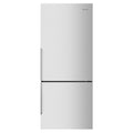 Westinghouse 435L Bottom Mount Fridge Stainless WBE4500SCL, Front view