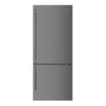 Westinghouse WBE4504BBR 453L Bottom Mount Fridge Dark Stainless, Front view