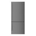Westinghouse WBE4504BBR 453L Bottom Mount Fridge Dark Stainless, Front view