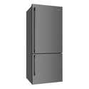 Westinghouse WBE4504BCR 425L Bottom Mount Fridge Dark Stainless Steel, Front right view