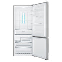 Westinghouse 453L Bottom Mount Fridge Stainless WBE4504SBR, Front view with open doors