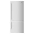 Westinghouse WBE4504SCR 425L Stainless Steel Bottom Mount Fridge WBE4504SC-R, Front view