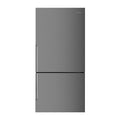 Westinghouse 528L Bottom Mount Fridge Dark Stainless WBE5300BBR, Front view